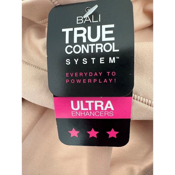 Bali New Womens Cool Comfort High-Waist Ultra Briefs Shapewear M/6 Beige - Picture 9 of 9